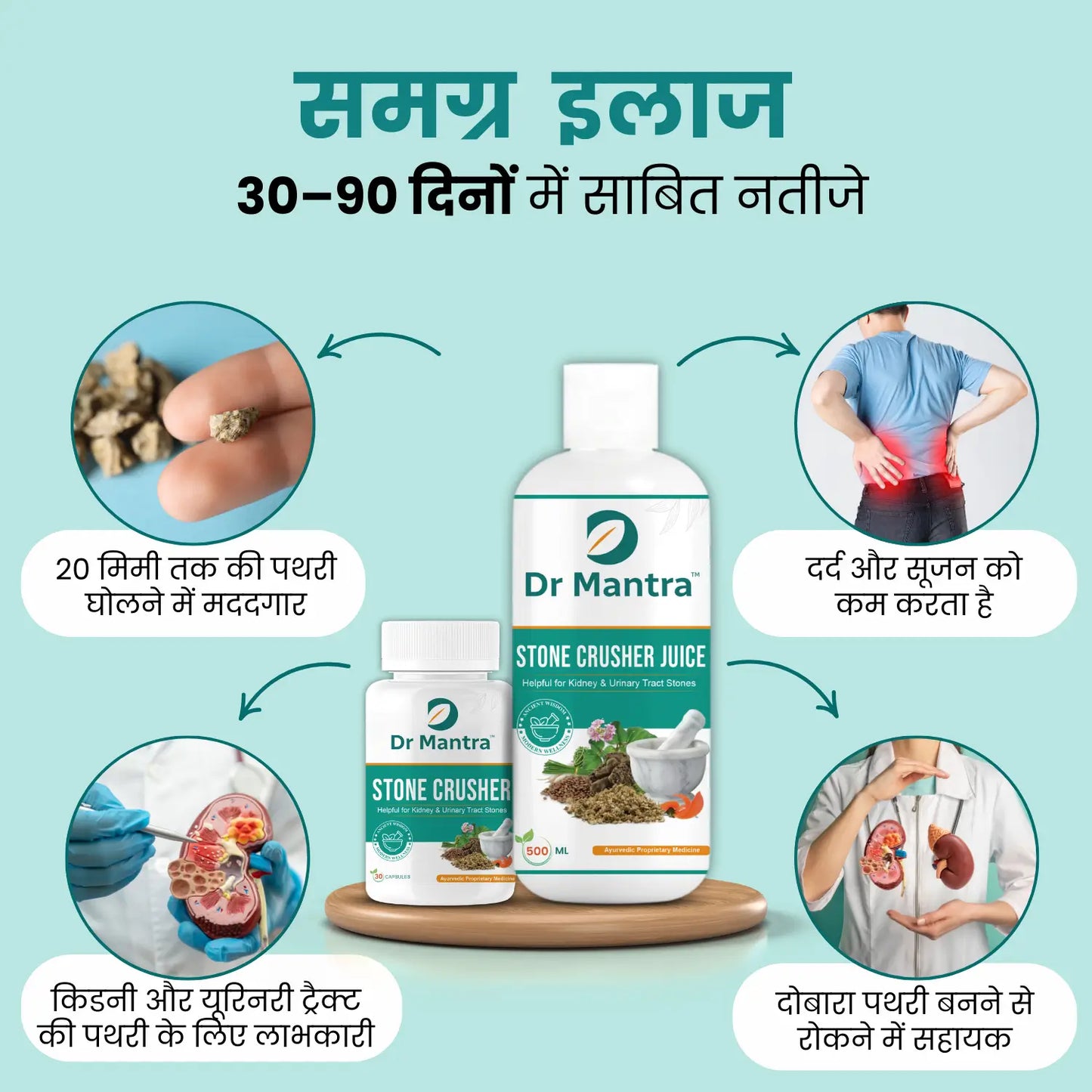 Kidney Stone Crusher Juice (Free Diet Chart & Ayurveda Expert Consultation )